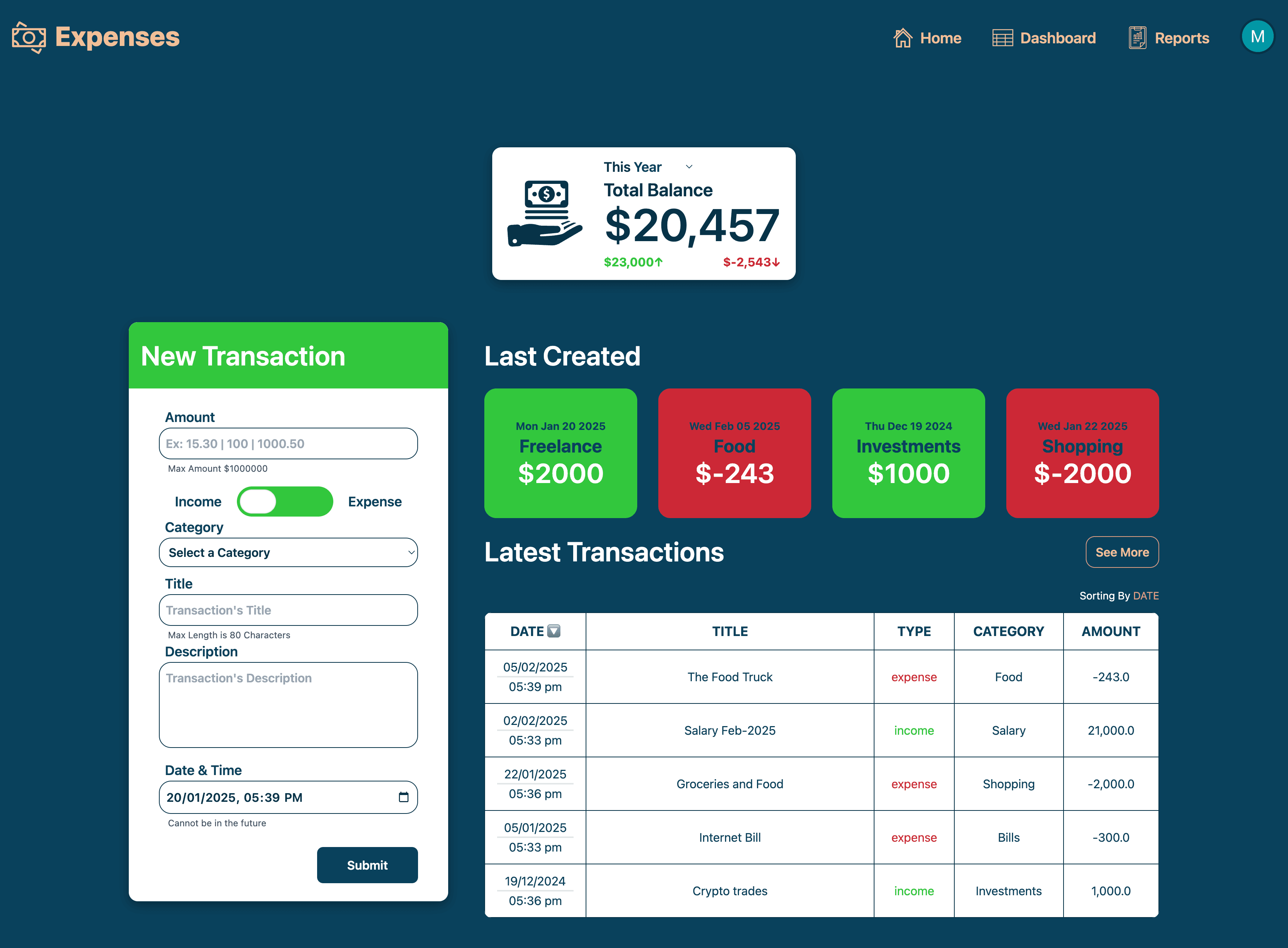 Expense Tracker